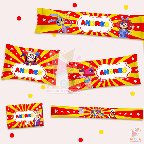 Kit Imprimible The Amazing Digital Circus Personalizado