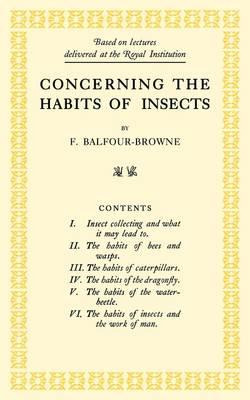Libro Concerning The Habits Of Insects - Frank Balfour-br...