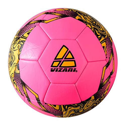 Bola De Fútbol Vizari 'toledo' Para Niños Y Adultos (3, Pink