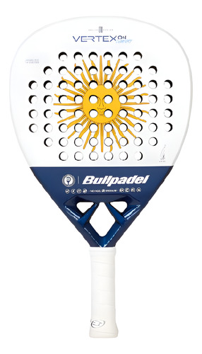Paleta Padel Bullpadel Vertex 04 Comfort Argentina Carbono Color Azul