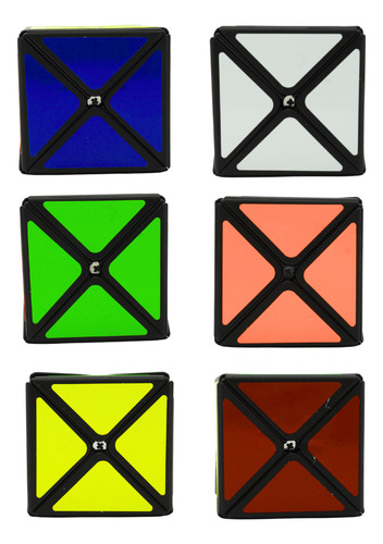 Cubo Mágico X Dino 3x3 Juegos Didactico Infantil Estructura Negro