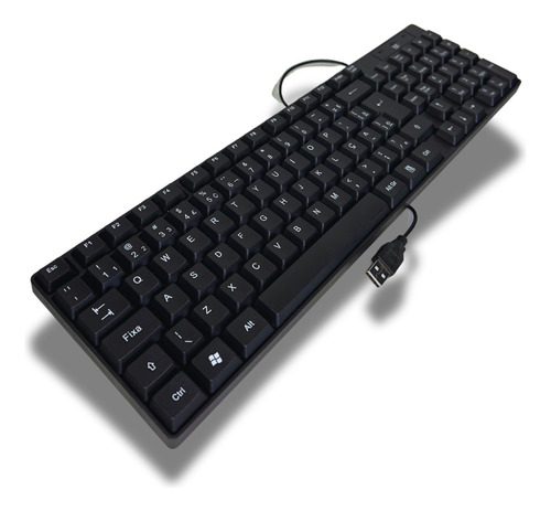 Teclado Computador Com Fio Usb Multilaser Basico Tf100 Slim