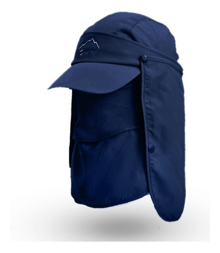 Gorra De Sol Con Solapa Extraíble For La Cara Y El Cuello,