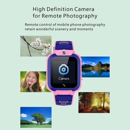 Reloj Inteligente Rosa Con Localizador Lbs Y Llamada Sos Par