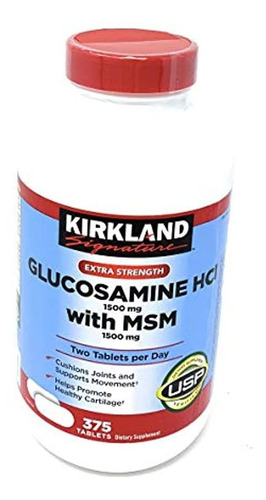 Glucosamina Hci De Fuerza Extra De Kirkland Signature 1500 M