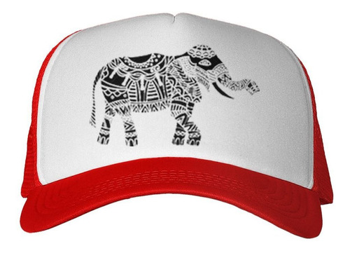 Gorra Elefante Dibujo Lineas Vector M3