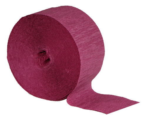 Rollo Papel Crepe Para Fiesta Ciruela Cabernet