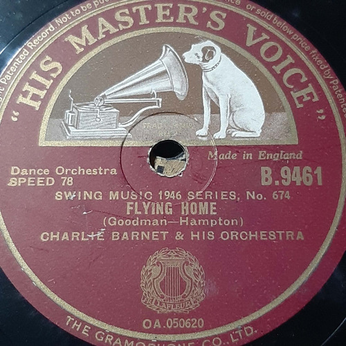 Pasta Charlie Barnet His Orch His Master Voice C265