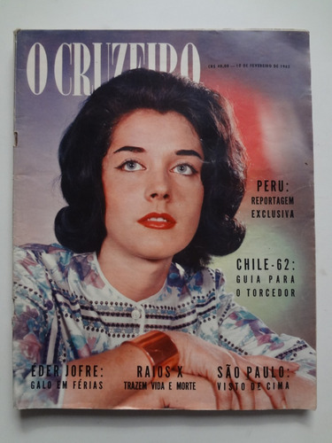 Revista O Cruzeiro 10 De Fevereiro De 1962 Doris Vidal 