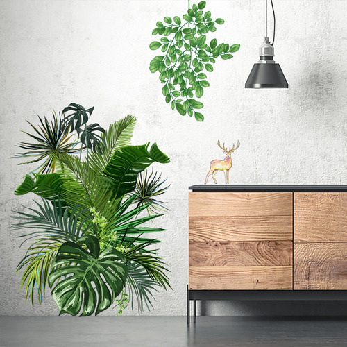 Calcomanías De Pared Con Plantas, Pegatinas De Pared Para Ár