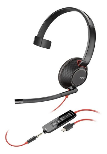 Headset Blackwire C5210 Mono Usb-a E P2 Plantronics