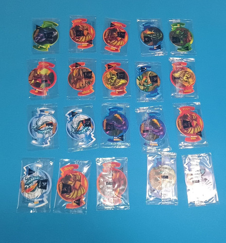 Lenguas De Dragonex Tipo Tazos Barcel Lote 95 Originales (Usado)