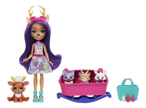 Muñeca Enchantimals Baby Best Friends Danessa Deer Sprint