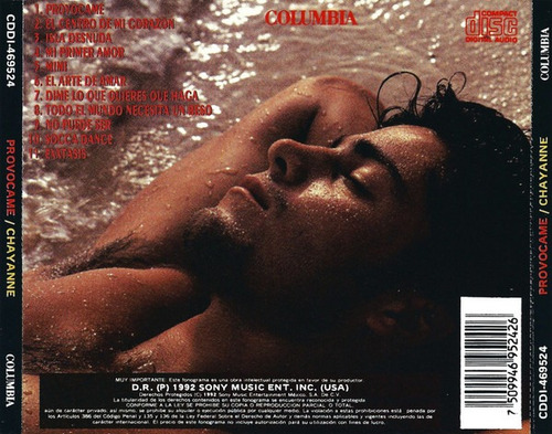 Chayanne _ Provócame (cd, Album) (Usado)