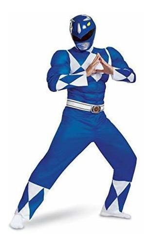 Disfraz Musculoso Blue Ranger Adulto