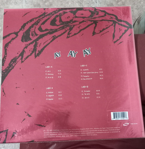 Vinilo - Ay Ay Ay - Los Piojos Vinilo Doble Estándar