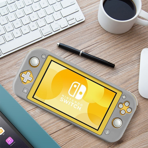 Estuche Para Nintendo Switch Lite + Mica Cristal + Bomper