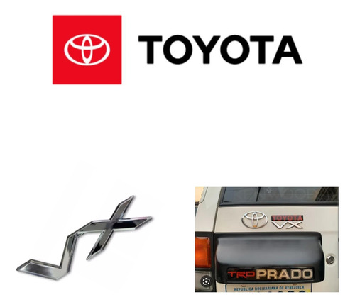 Emblema Vx Para Toyota Prado Y Meru 