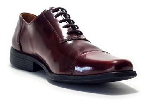 Zapato De Cuero Tipo Charol Goma Hombre Envio Gratis