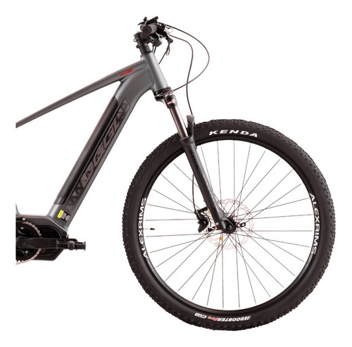 Bicicleta Eletrica Oggi Bw 8.2 10v Shimano Cues Aro 29 2024 Cor Cinza/vermelho