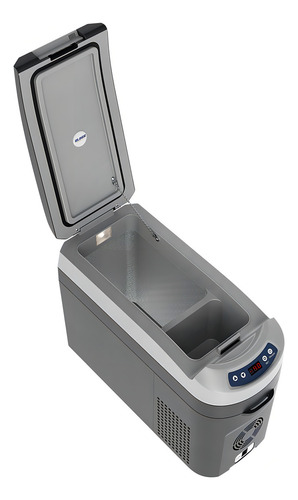 Refrigerador Elber Truck 18 L. 12/24 V con Elber Source de color gris