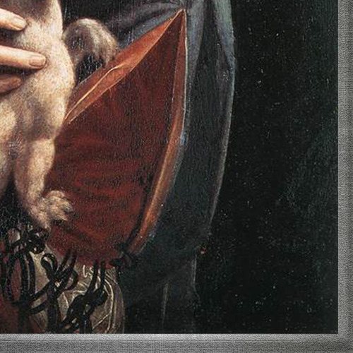 Cuadro La Dama Del Armiño De Leonardo Da Vinci 1490