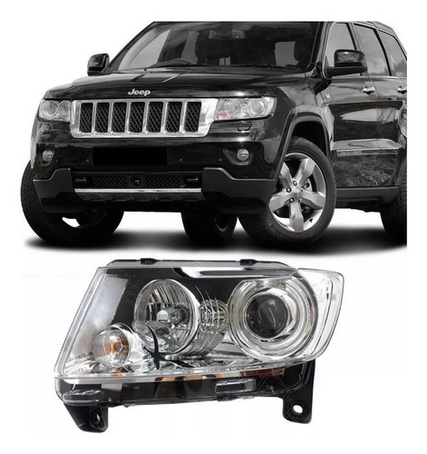 Farol Grand Cherokee 11/13 Xenon Mopar Esquerdo 55079409aj
