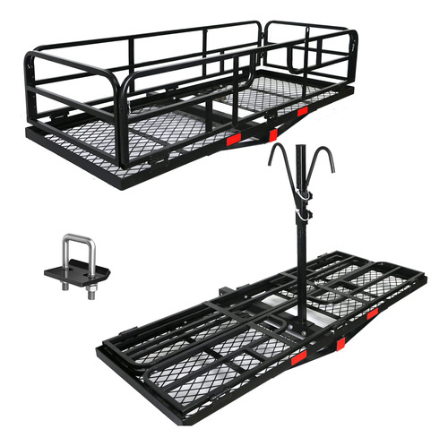Mercars Portabicicleta Enganche Adapta Soporte Remolque Para
