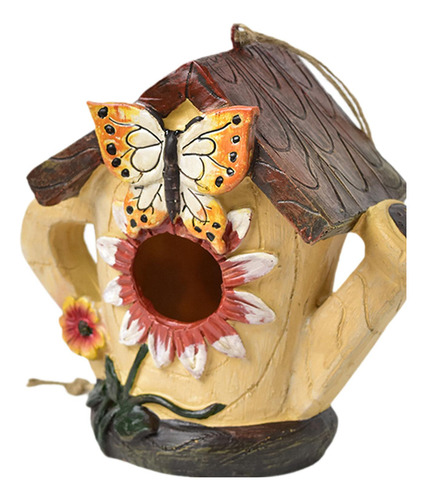 Casa De Pájaros Colgantes Para La 16 Cm X 9 Cm X 15 Cm