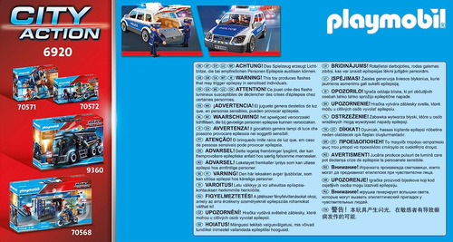 Vehículo De Emergencia De La Policía De Playmobil