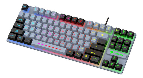 Teclado De Juegos Por Cable Usb, Teclas Multimedia