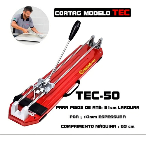 Cortador Para Mosaico Tec-50 Cortag