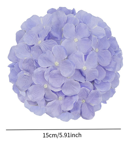 Flores Artificiais De Hortênsia Arranjos Florais Roxo