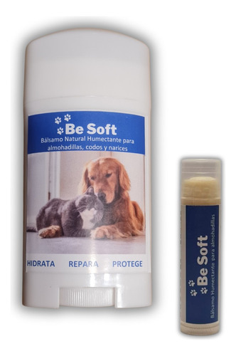 2 Bálsamos Besoft Para Patas De Perro/gato 50 Y 10gr 