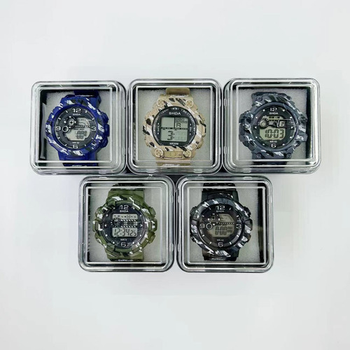 For 5 Relojes Deportivo En Caja Moda Tendencia Estudiante Regalo