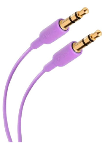 Cable Auxiliar Plug A Plug 3,5 Mm De 1,8 M. 255-269 Morado