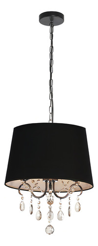 Lustre Pendente Taschibra Abricó E14 127/220V Preto