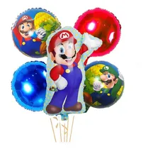 Comprar Kit De Globos Mario Bros Paquete De 5 Globos