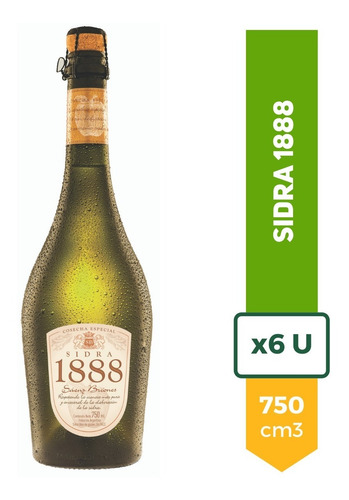 Sidra 1888 750 Ml X6 Banfield Lomas Lanus Temperley Caba