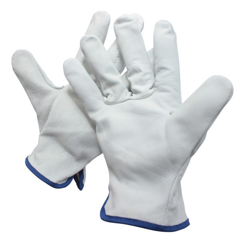 Guantes Trabajo Cabritilla Sin Forro - Pack 10 Pares