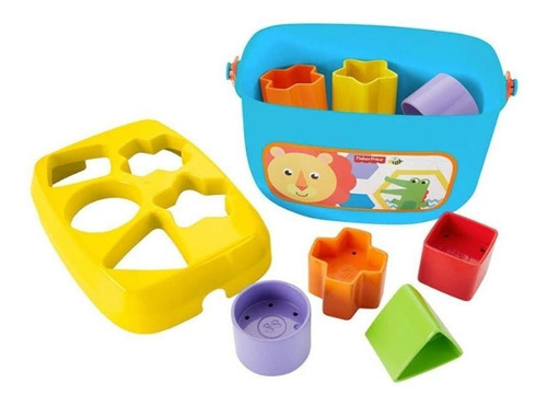 Cubeta Didáctica Insertar Figuras Para Bebé Fisher Price