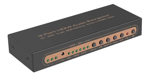 Interruptor Hdmi 3x1 Con Salida De Audio Toslink Optical ...