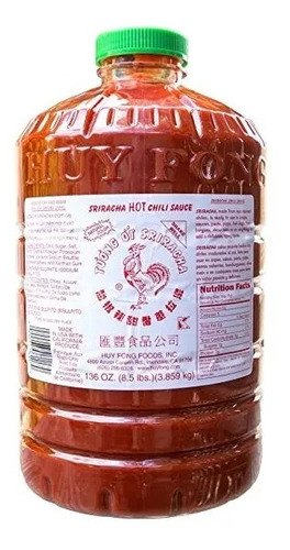 Sriracha Salsa Picante 3.85kg Original 100% Sabor Oriental