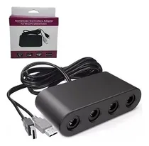 Comprar Adaptador Usb Para 4 Controle Gamecube Wii U Pc Switch