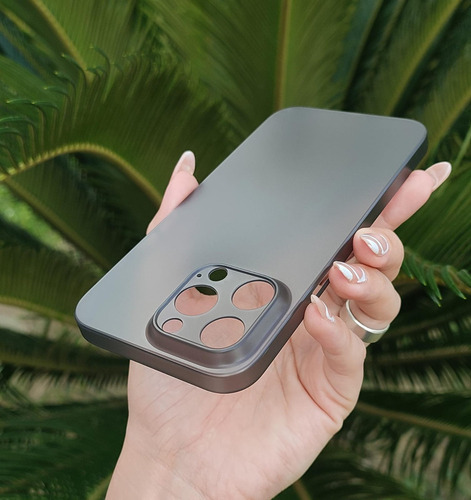 Funda Ultrafina Mate Translúcida For iPhone 12 Pro Max