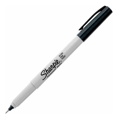 Marcador Permanente Sharpie, Punta Ultra Fina Negro.