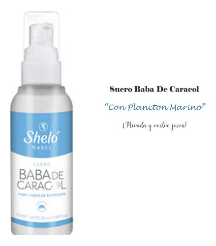 Suero Baba De Caracol Shelo Nabel