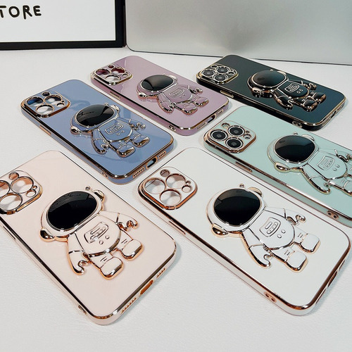 Funda Teléfono Caramelo Color Astronaut Stand For Samsung
