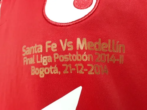 Camiseta Independiente Santa Fe Final Liga Postobon Medellin