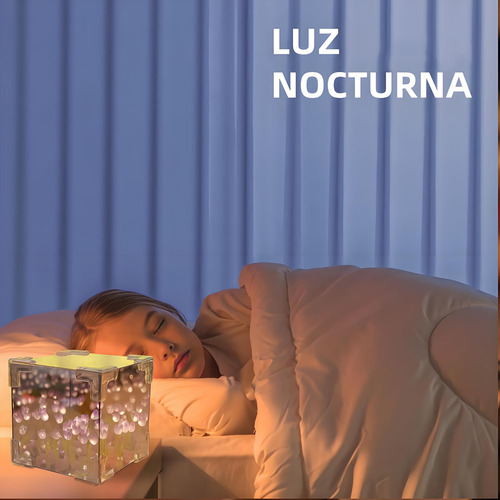 Diy Espejo Led Cube Tulipanes Lamparas Led Lamparas De Noche